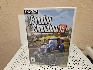 Farming Simulator 15 (Windows PC DVD-ROM, 2014) Videojuego con Manual - Imagen 1 de 4