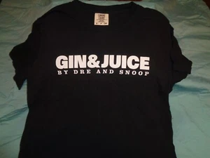 GIN & JUICE BY DRE AND SNOOP SHORT SLEEVE T SHIRT - SMALL - NEW COOL RARE - Picture 1 of 3