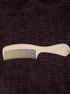 Vintage 6.5" Goody Comb Hair Detangler Ivory White Unbreakable - Picture 1 of 3