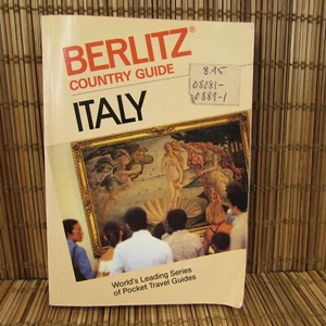 Berlitz Country Guide Italy Pocket Travel Guide 1988 PB Book - Picture 1 of 8