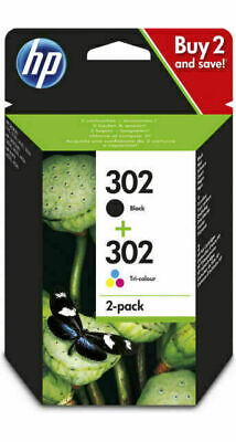 HP 302 Black/Tri-colour Original Ink Cartridges - 2 Pack • 27.99£