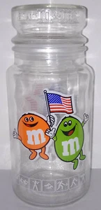 M&Ms Los Angeles 1984 Olympics 10" Tall Glass Jar XXIII 23rd USA Vintage RARE - Picture 1 of 5