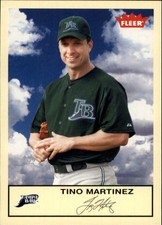 2005 Fleer Tradition Tampa Bay Devil Rays Baseball Card #250 Tino Martinez