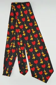 Corbata para hombre Winnie the Pooh con globo corazón usada Disney poliéster - Imagen 1 de 5