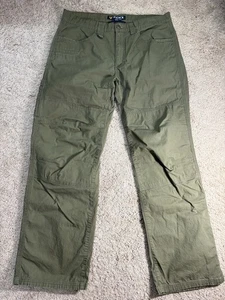 Hawx Work Gear Hose Herren 36/32 verstärkte Knie grün gerades Bein Cargo - Bild 1 von 11