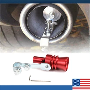 Blow Off Valve Noise Turbo Sound Whistle Muffler Tip Car Accessories D - Foto 1 di 12