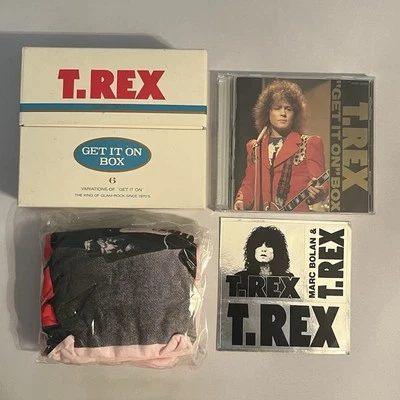 T. REX - Get It On - JAPAN CD BOX SET - Inc T-Shirt & Sticker - 1990 - GLAM ROCK - Image 1 of 4