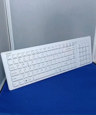 Sony VAIO Wireless Keyboard Model VGP-WKB11 White - Image 1 of 4