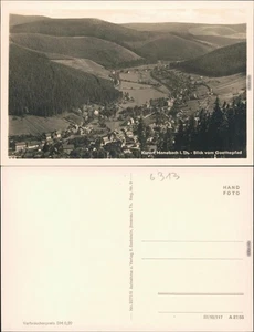Ansichtskarte Manebach-Ilmenau Luftbild 1955 - Picture 1 of 3