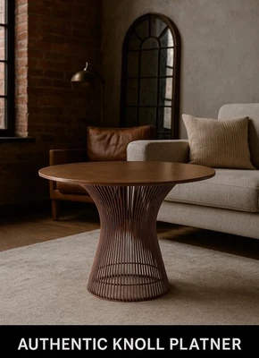 Walter Platner Side Table Knoll 1960s – Mid Century Modern Wire Base Vintage - Image 1 of 4