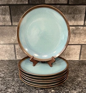 7 Home Trends Lagoon 10 5/8" Essteller türkis türkis & braun - Bild 1 von 5