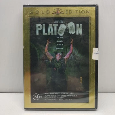 Platoon DVD NEW Gold Edition Region 4 Charlie Sheen, Willem Dafoe new free post - Image 1 of 4
