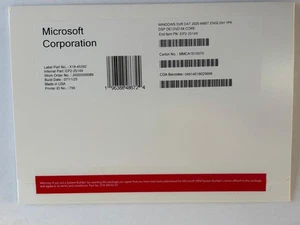Microsoft Windows Server 2025 Datacenter 64 Core DVD e chiave di licenza (NUOVO E SIGILLATO) - Foto 1 di 2