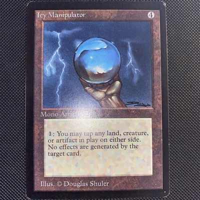 English - MTG Icy Manipulator - LP+ - Vintage - Limited Edition Beta (1993) - Image 1 of 2