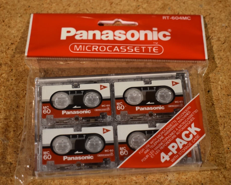 Panasonic Microcassette Tapes MC-60 3 pack