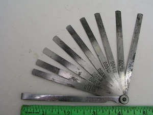 Feeler Gauge Set, Vintage Duro Chrome USA No. 221 Lot B - Picture 1 of 2