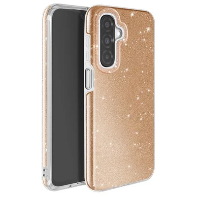 Avizar Coque à Paillettes pour Samsung Galaxy A26 Antichoc Scintillant Dorée - Photo 1/4