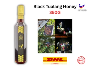 Miele di Tualang nero foresta pluviale Madu Tualang Hutan Hitam AL-HADDAD originale -350 g - Foto 1 di 3