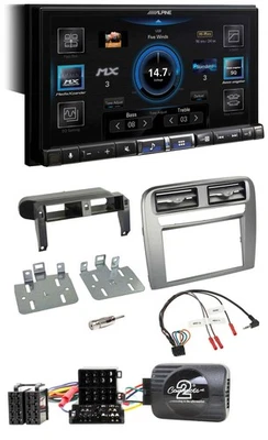 Alpine DAB 2DIN USB Bluetooth Lenkrad Autoradio für Fiat GrandePunto 05-06 anthr - Bild 1 von 4