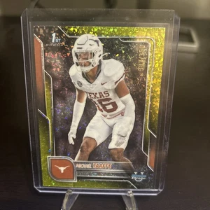 MICHAEL TAAFFE 2025 Bowman Chrome U Yellow Mini Diamond Refractor /350 Longhorns - Picture 1 of 2