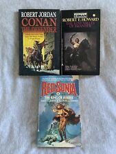 Red Sonja 1 The Ring of Ikribu Conan The Defender Vintage Fantasy Bundle 3 Books