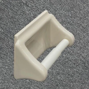 Ceramic Toilet Paper Holder 150mm x 150mm (Gloss Tusk) - Picture 1 of 3