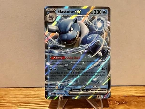 2023 Pokemon English 151 Blastoise EX NM/Mint - Majestic Water Titan! - Picture 1 of 13