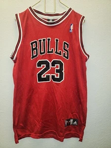 VINTAGE Michael Jordan Chicago Bulls Champion 90s Jersey W/ stitched Letters #23 - Picture 1 of 18