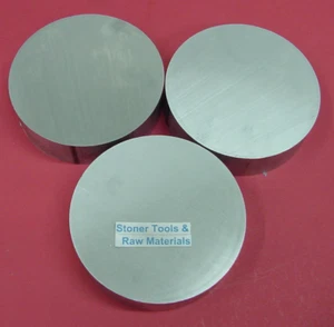 3 Pieces 3" ALUMINUM 6061 SOLID ROUND ROD 1" long NEW Extruded Lathe Bar Stock - Picture 1 of 1