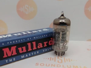 1x Mullard ECC82 12AU7 Box Plates - Mitcham 1963 - Strong - Picture 1 of 6