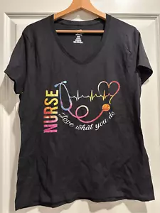 Nurse, Love What You Do Women's T-shirt size Large - Picture 1 of 2