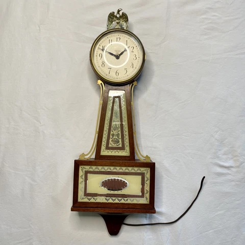 Vintage Seth Thomas Banjo Wall Clock Cover