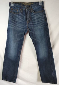 American Eagle Jeans Mens Sz 28x30 Original Boot Dark Wash Cotton Blue Denim  - Picture 1 of 9