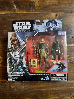 Hasbro STAR WARS ROGUE ONE figura de acción paquete de 2 Commando Pao & Death Trooper NUEVO Foto 1 de 4