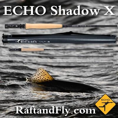 ECHO Shadow X 3wt 10'0" Euro Nymph Fly Rod - FREE SHIPPING - Image 1 of 3
