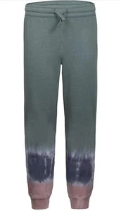 NWT Girls Hurley Soft Knit Fleece Lined Drawstring Jogger Size 5 Coral/Sage - Picture 1 of 3