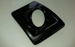 L/H DASH VENT POD (ajuste calibre 52mm) para Renault MEGANE Mk2 en EFECTO CARBONO - Imagen 1 de 6