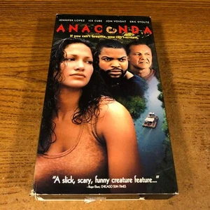 Anaconda VHS VCR Video Tape Used Jon Voight Jennifer Lopez Ice Cube - Picture 1 of 6