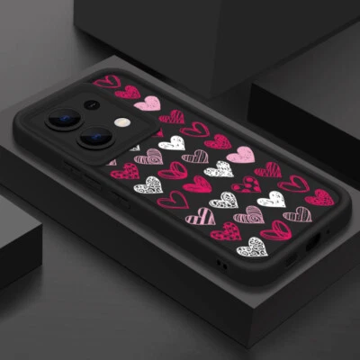 Silicone For Xiaomi 13T Poco F6 X5 X6 M6 Pro Redmi Note 13 12 11 Pro Case Cover - Image 1 of 4