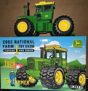 Ertl John Deere 1/32 7020 4WD Tractor 2003 Farm Toy Show Toy Farmer #16105A NIB - Picture 1 of 2