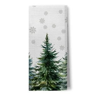 Rustic Christmas Kitchen Towels Christmas Tree Hand Towels for Bathroom Chris... - Picture 1 of 7