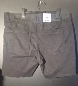 NXP Nena And Pasadena Men’s Black Savage Shorts Size 38 BNWT NEW Stretch - Picture 1 of 5