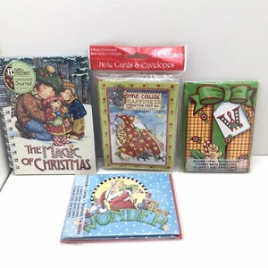 Mary Engelbreit Christmas Theme Notecards & Envelopes & Wire Bound Journal New - Picture 1 of 14