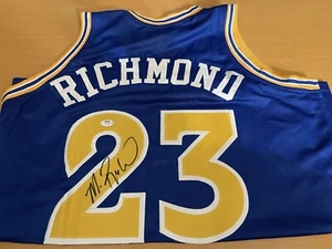 Mitch Richmond Autographed/Signed Jersey PSA/DNA COA Golden State Warriors - Picture 1 of 4