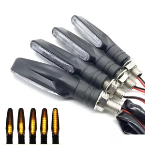 LED Sequential Indicators Flasher Blinkers for Yamaha MT125 MT03 MT07 MT09 MT10 - Picture 1 of 3