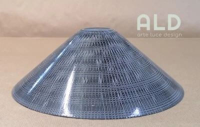 Vetro di ricambio moderno paralume nero per sospensione lampadario da soffitto - Immagine 1 di 4