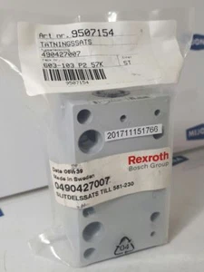 Rexroth Bosch Art. no 9507154  Pneumatic Valve Subplate 0490427007 - Bild 1 von 2