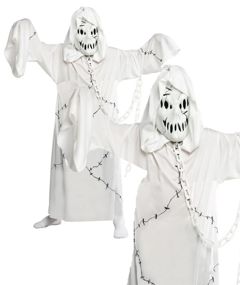 Niños Genial Fantasma Ghoul Zombie Halloween Vestido Elegante Disfraz Niños Niño Conjunto Foto 1 de 1