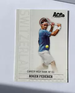 Roger Federer 2006 Ace Authentic Grand Slam Rankings Insert SP /1199 Tennis GOAT - Picture 1 of 2
