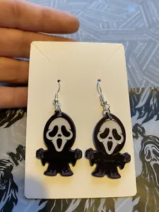 Ghostface Cute Earrings - Picture 1 of 1